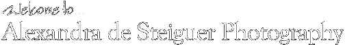 Welcome to Alexandra de Steiguer Photography
